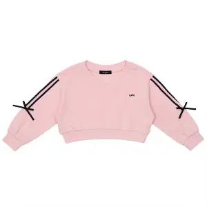 [티파니](강남점)핑크 크롭 브이넥 티(T54KAT060)