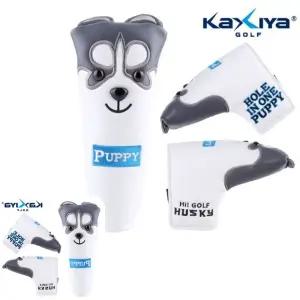 뮤 덮개 용품 아이언세트 일자 퍼터 헤드 카시야 우드 골프클럽커버 퍼피 강아지 드라이버