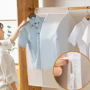 대형 옷 커버 입체형 지퍼형 장롱 의류 보관 커버 정리 수납 블라우스 이동식 방지 먼지