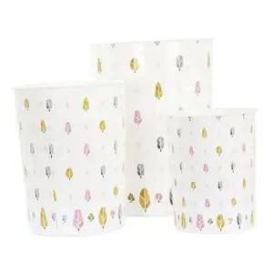 원통형 휴지통 오픈형 업소용 쓰레기통 원형 휴지통 10리터 사무실 인테리어 가정용 주방