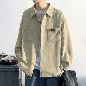 2컬러 남성 데일리 코듀로이 캐주얼 셔츠 42 가을아우터 간절기 봄가을셔츠자켓 캐주얼남방