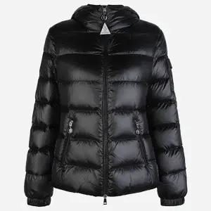 몽클레어 6S 1A00097 597YG 999 글레세 여성 후드 패딩 자켓 블랙