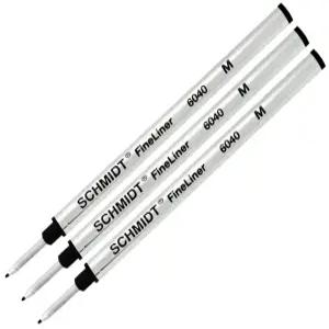 슈미트 Schmidt 파인라이너 6040 1.0mm 파이버 리필 심 블랙 미세 스프링 장착