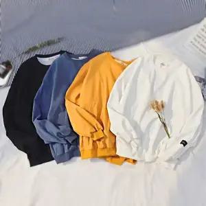 3가지 색상 기모안감 남자 루즈핏 기모 맨투맨 티셔츠 njl1+2UqU