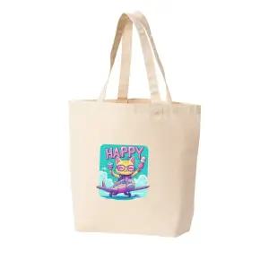 에코백 다양한 사이즈 해피고양이 비행기 아이스크림 ltL1+5HMd