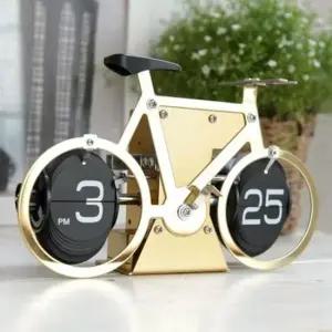 디자인시계 자전거 플립 탁상시계 포인트 디자인 테이블장식 소품