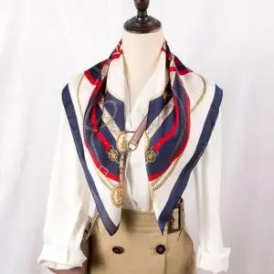 패션스카프 모조 실크 쁘띠 사각 스카프 봄 가을 포인트 패션소품