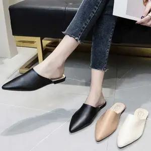 여성 직장인 출근 룩 슬리퍼 형 구두 블로퍼 뮬 코디 여성뮬블로퍼뮬