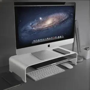 알루미늄 모니터 받침대 높은 노트북 라운샵 듀얼 다용도 로픽