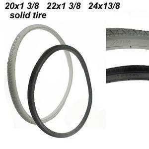 20 22 24인치 20X1 3/8 22X1 24X1 풍선없는 타이어 솔리드 수동 휠체어 뒷바퀴 액세서리