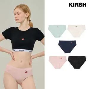 [키르시] 코튼스판 삼각 번들팬티 5종세트