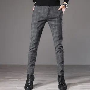 체크 슬랙스 팬츠 정장바지 직장인 면바지 데일리 cmY4+7tDz