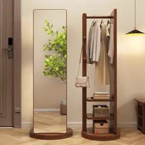 전신거울 행거 스탠드 일체형 가정용 선반 미러 자취방 원룸 북유럽