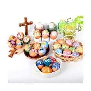 부활절계란포장지 고집계란수축포장지 디자인6종랜덤 6매1세트 부활절포장용품 부활절달걀포장지