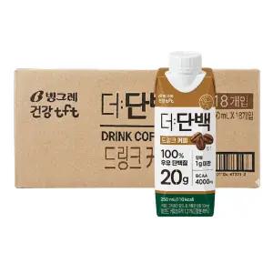 더단백 프로틴 드링크 커피 250ml 18개