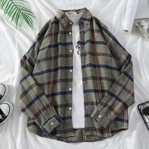 학생 패션옷 코디 캐주얼 체크 직장인 여행패션 쇼핑 셔츠 데이트 [f4942EA]