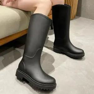 사계절용 베이직 디자인 데일리 롱 레인부츠 WF8AAE5