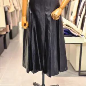 플리츠 레더 스커트 SWWSKP12060