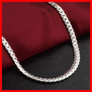 925 스털링 실버 럭셔리 브랜드 디자인 귀족 목걸이 체인, 여성 남성 패션 웨딩 약혼 주얼리, 20-60cm