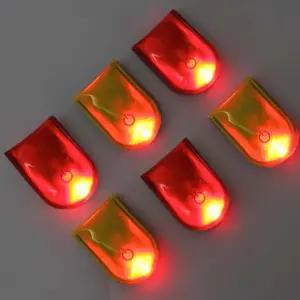LED 반사 클립 자전거 마그네틱 점멸 안전 하이킹 반사클립 안전클립 행군 달리기 등산