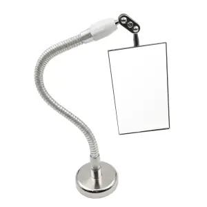 360° 회전 조절 헤드가 있는 자기 검사 거울 도구 기계 및 자동차용 용접 좁은 공간 사각지대용