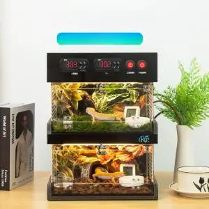 렉 사육장 레오파드게코 하우스 애완뱀 2단 3단 온도 조경 히팅패드 도마 뱀