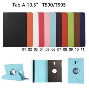 호환 삼성 갤럭시 탭 A A2 10.5 인치 SM T590 케이스 태블릿 2018 SM-T590 스탠드 커버 코크