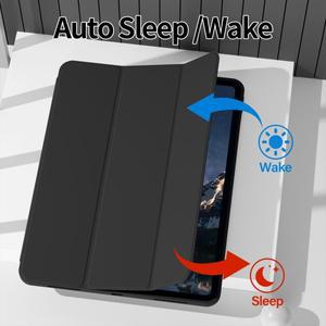 호환 아이패드 프로 11인치 M5/M4 2025/2024 (6세대/5세대) 케이스  슬림 스탠드 소프트 TPU 백 쉘 스마트