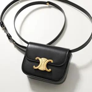 26SS 셀린느 미니 클로드 샤이니 카프스킨 블랙 10I51 3D9V 38NO