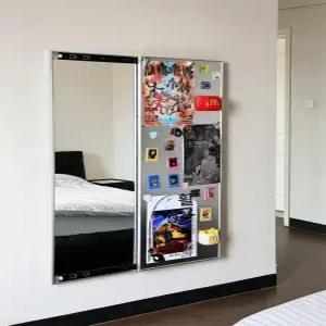 자석보드 전신거울 DIY 숨김형 슬라이딩 침실 현관 인테리어