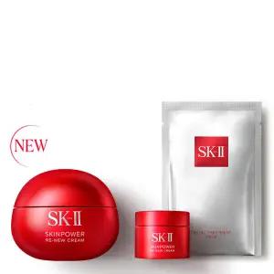 (3월) 에스케이투 sk2 SK-II NEW 스킨파워 리뉴크림 80g 세트