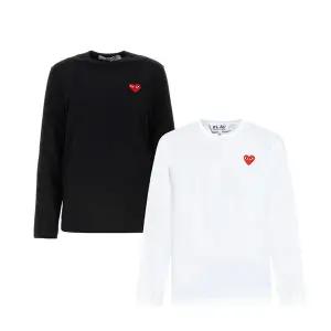 꼼데가르송 롱슬리브 긴팔티셔츠 라운드티 2종택1