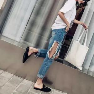 여성 뮬구두 슬리퍼 교사 단화 뮬블로퍼 낮은굽 신발 vhb8+9cki