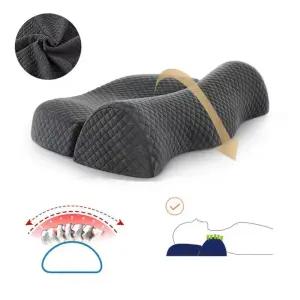 메모리폼경추코어베개 낮은 수면 기능성 베개 목 어깨 수면베개
