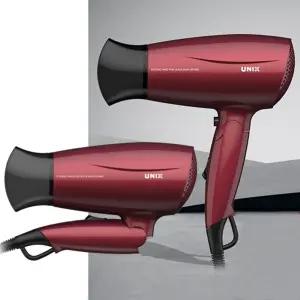 유닉스 이온 접이식 드라이기 1600W 3단 헤어드라이어