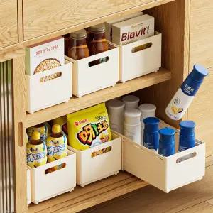 길이조절 펜트리 과자 정리함 팬트리수납함 3개 세트