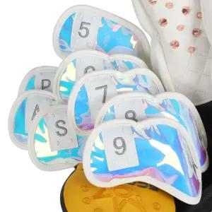 골프채 홀로그램 아이언 커버 세트 웨지 풀커버 HIC08