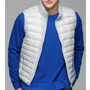 퀼팅베스트 남자 오리털 경량 패딩조끼 겨울조끼 지퍼클로징