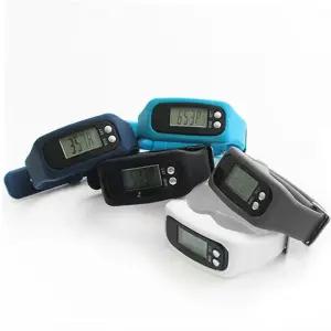 LED시계 LED 패션 만보기 손목시계 스포츠 실리콘 팔찌 컬러