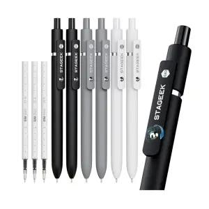 스테이지크 젤펜 6개 리필3개 세트 퀵 드라이 잉크 일기 노트 학용품 간호사 STAGEEK 볼펜
