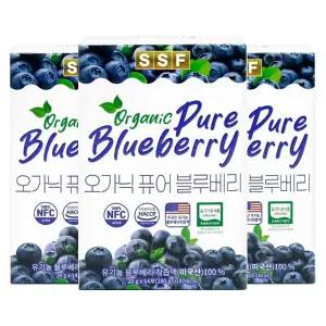 순수식품 오가닉퓨어 유기농 블루베리 착즙액 20gX14포X3개