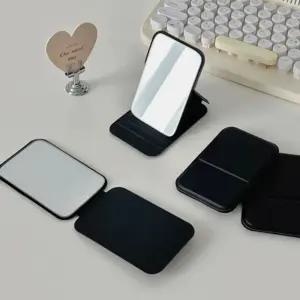 휴대용 미니 손거울 카드형 사각 접이식 지갑속 미니 거울