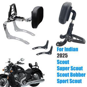 오토바이 액세서리 조절 가능한 접이식 등받이 시시바 인디언 2025 슈퍼 스카우트 보버 스포츠 101 식스티