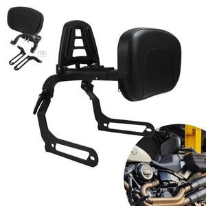 할리 FXFBS 소프테일 팻밥 114 2018-2025용 다목적 조절식 오토바이 뒷좌석 등받이 시시바 액세서리