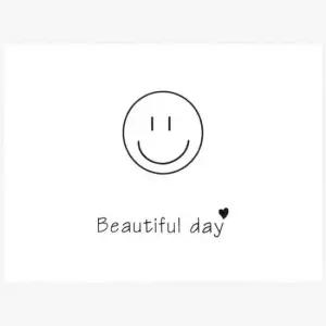 [데코] 대형 패브릭 포스터 스마일 L