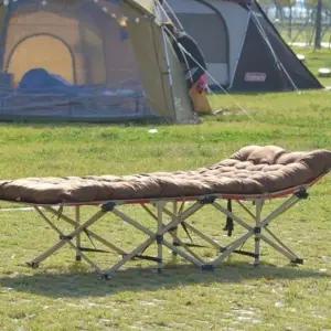 야전 침대 전용 쿠션 야외 캠핑 매트 캠핑용 접이식 싱글 1인용_24595565