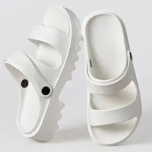 여성 두줄 뮬 EVA 샌들 스트랩 겸용 여름 슬리퍼 edC9+7DlC