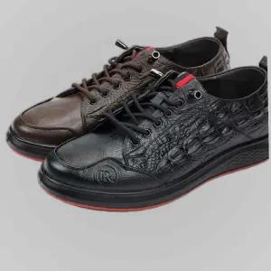 남성 소가죽 캐주얼 끈 단화 로퍼 편안한 쿠션 인솔