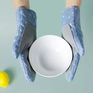 실리콘 패드 코팅 주방 장갑/냄비/전자렌지/용품/오븐/작업/제과/제빵/도구/소품/작업용/미끄럼/방지/요리