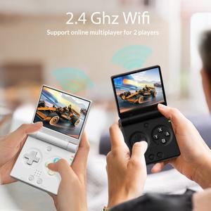 미유 미니 플립 V2 휴대용 게임 콘솔 레트로 2.8인치 IPS 화면 비디오 클래식 에뮬레이터